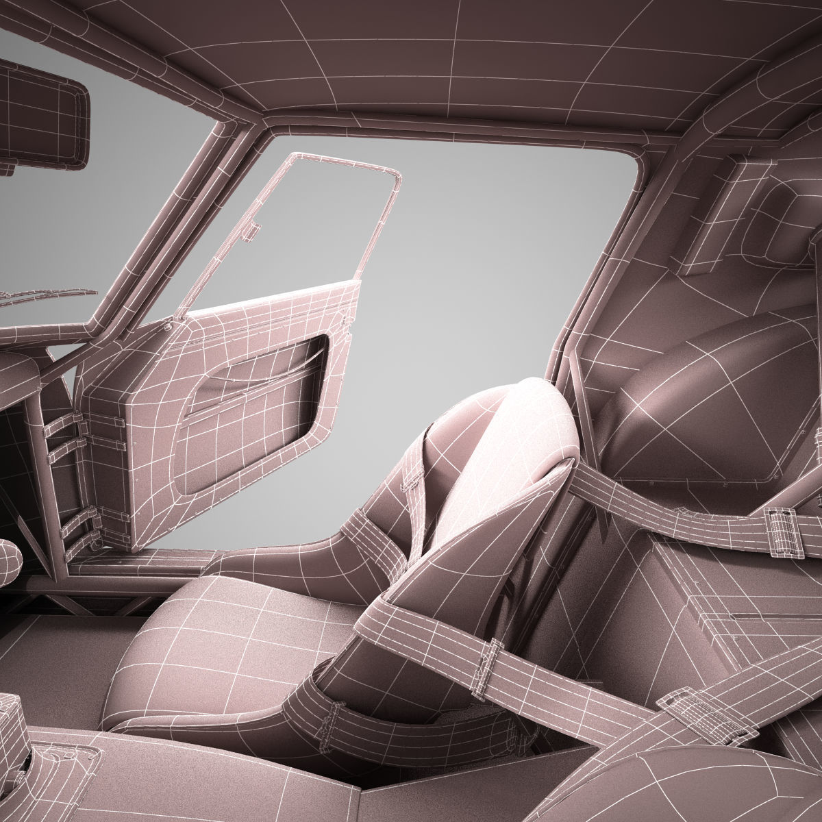 Ferrari 250 GTO - 3445GT - No Engine 3D model_75