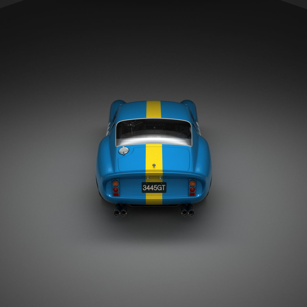 Ferrari 250 GTO - 3445GT - No Engine 3D model_64