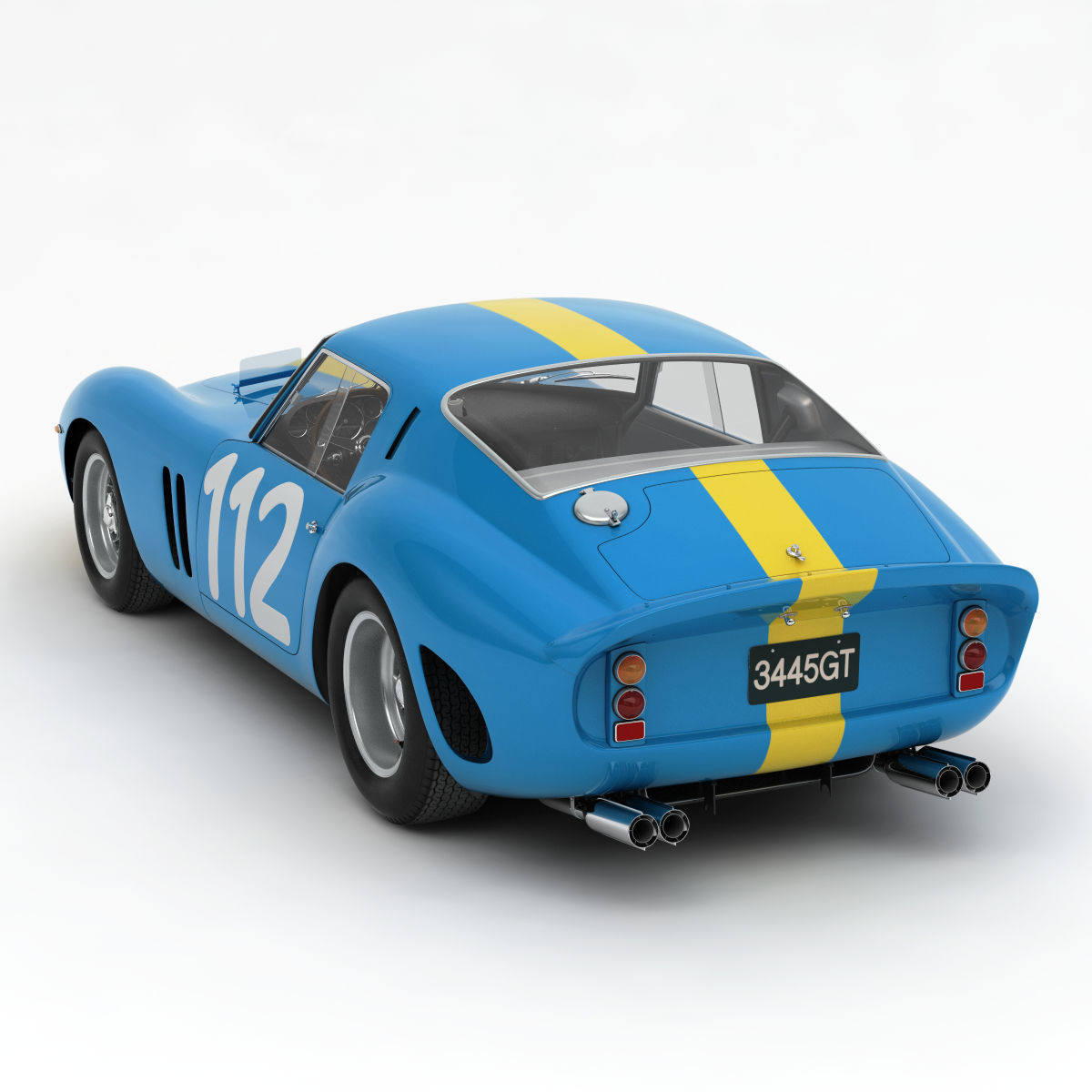 Ferrari 250 GTO - 3445GT - No Engine 3D model_55