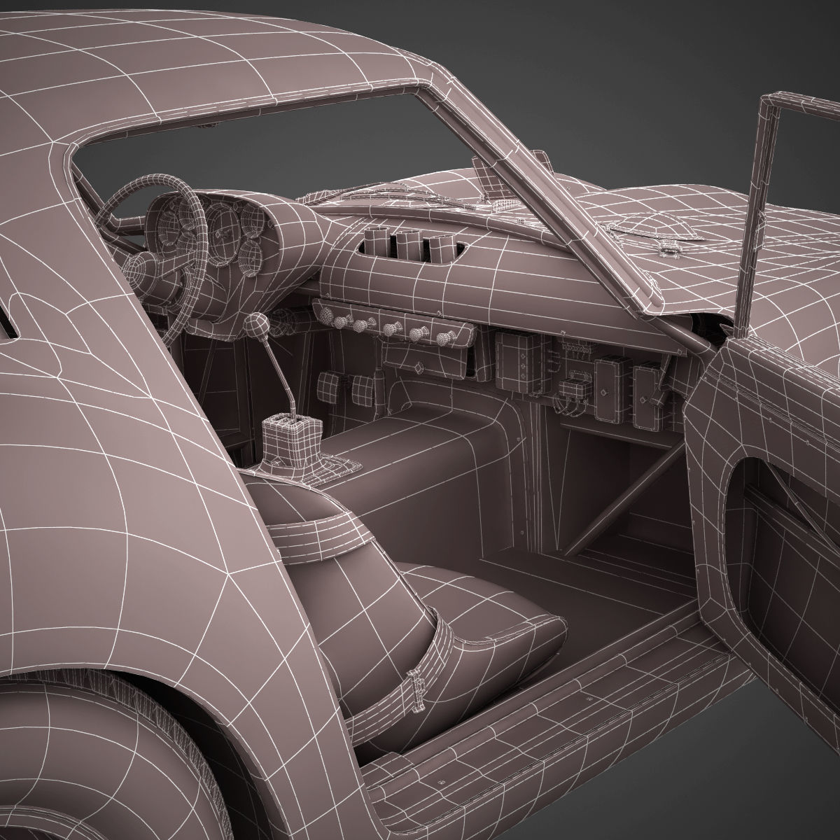 Ferrari 250 GTO - 3445GT - No Engine 3D model_38