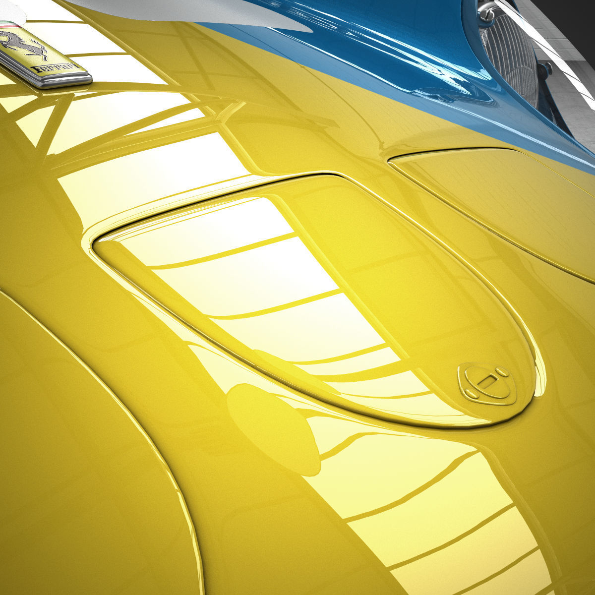 Ferrari 250 GTO - 3445GT - No Engine 3D model_15