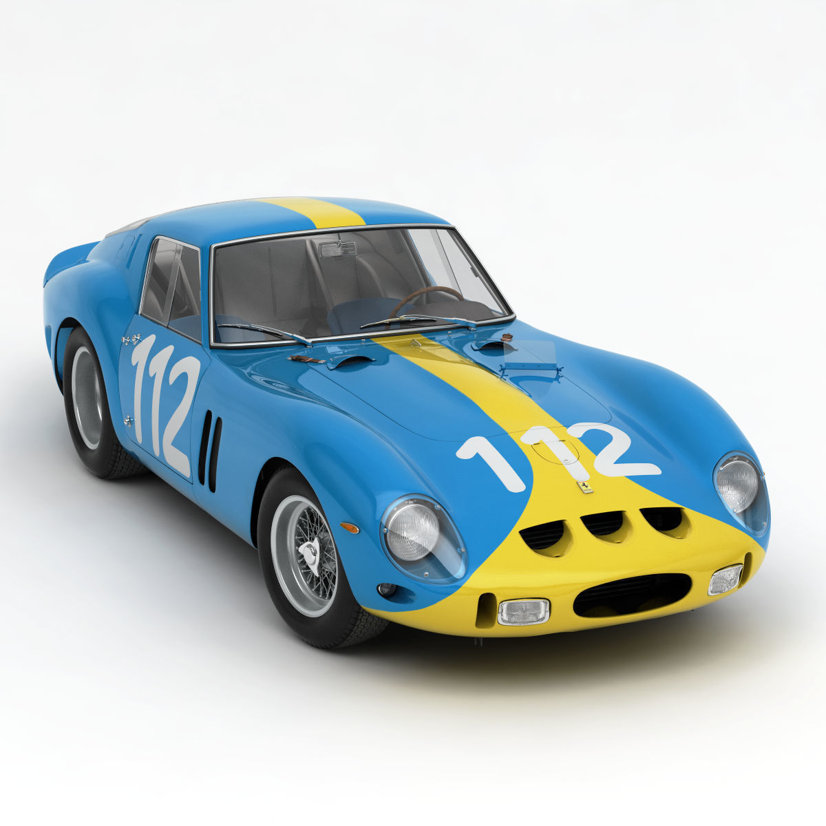 Ferrari 250 GTO - 3445GT - No Engine 3D model_51