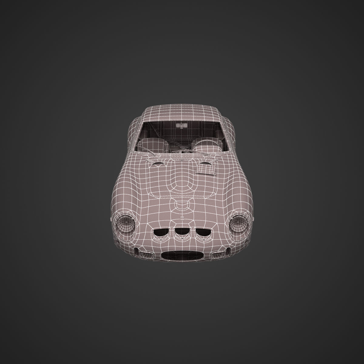 Ferrari 250 GTO - 3445GT - No Engine 3D model_66