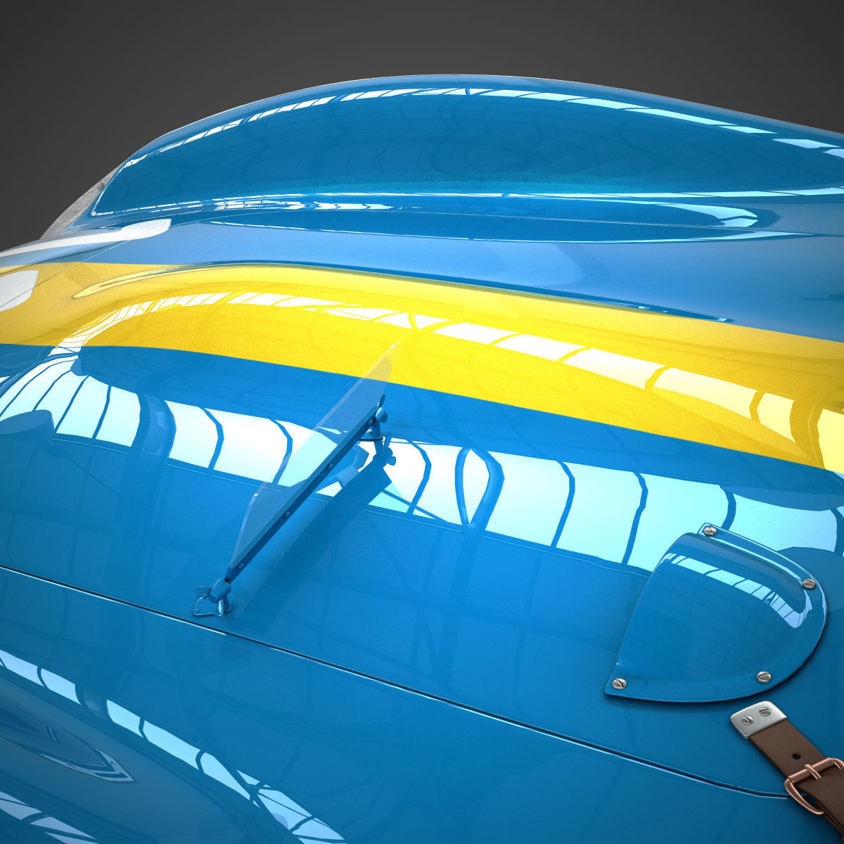 Ferrari 250 GTO - 3445GT - No Engine 3D model_21