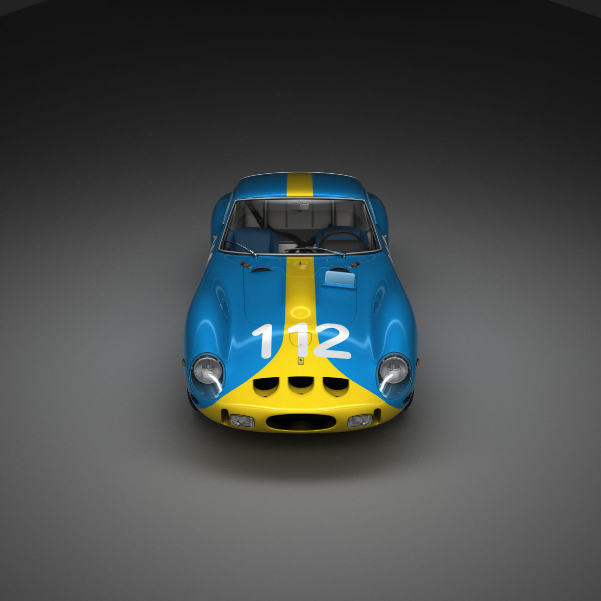 Ferrari 250 GTO - 3445GT - No Engine 3D model_62