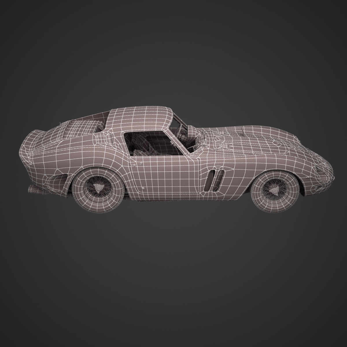Ferrari 250 GTO - 3445GT - No Engine 3D model_67