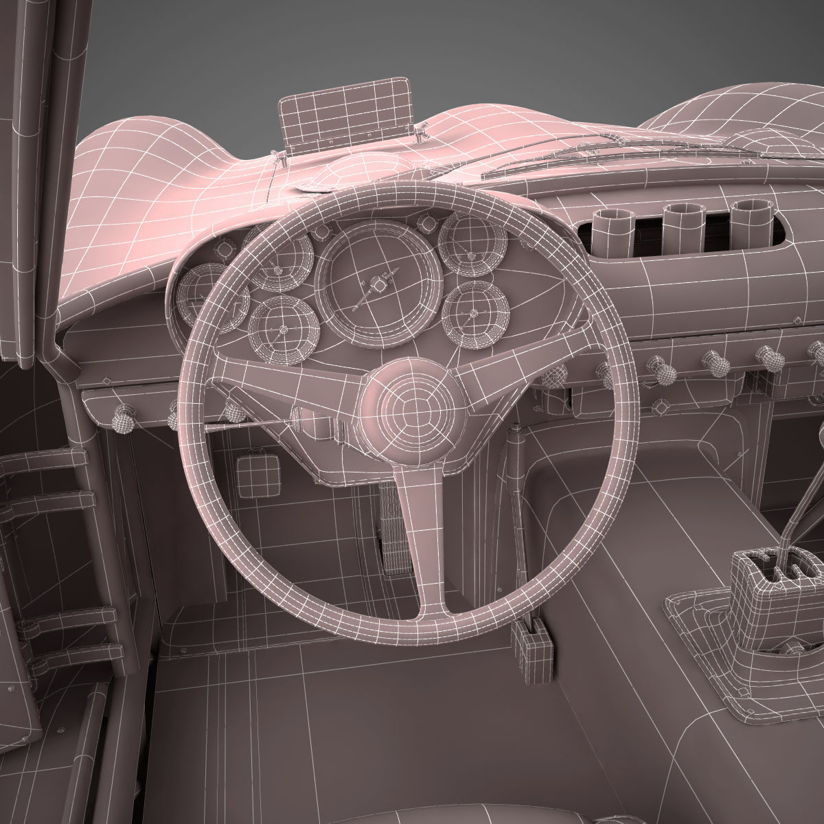 Ferrari 250 GTO - 3445GT - No Engine 3D model_40