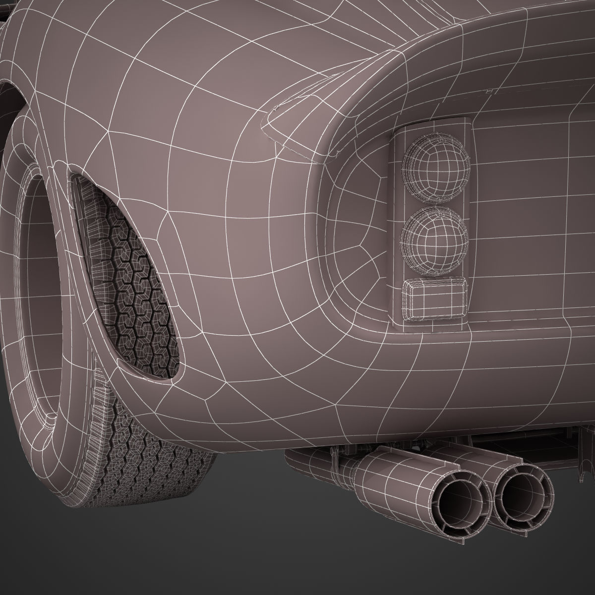 Ferrari 250 GTO - 3445GT - No Engine 3D model_28