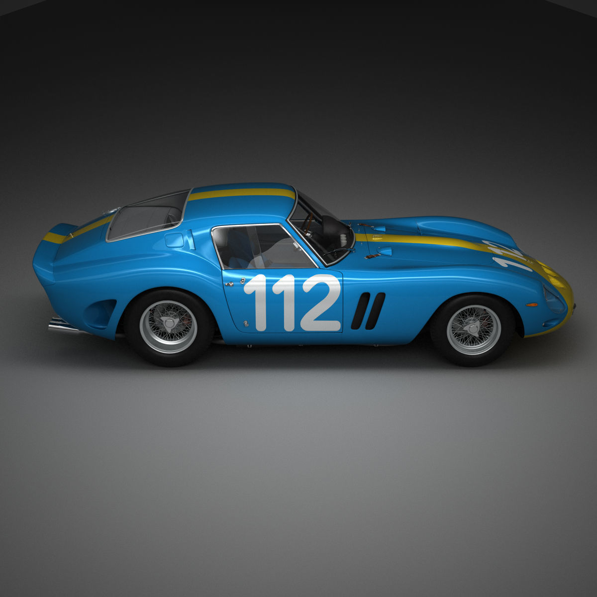 Ferrari 250 GTO - 3445GT - No Engine 3D model_63
