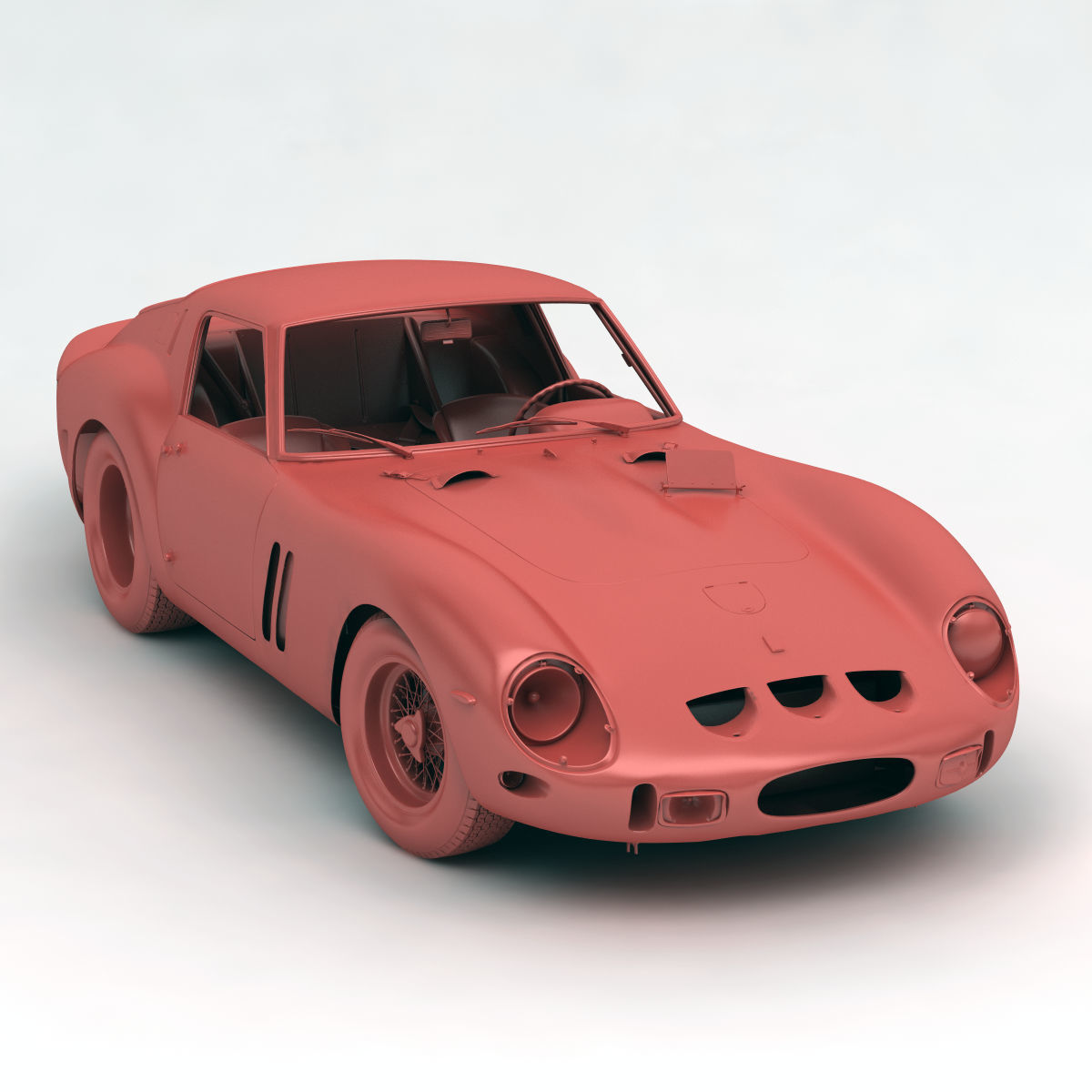 Ferrari 250 GTO - 3445GT - No Engine 3D model_52