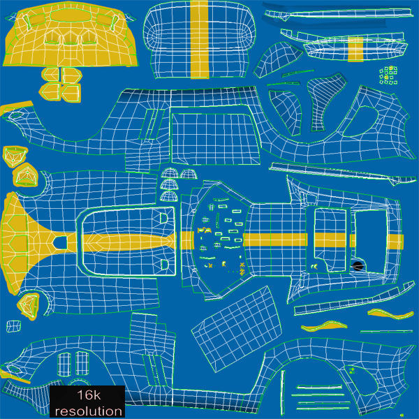 Ferrari 250 GTO - 3445GT - No Engine 3D model_59