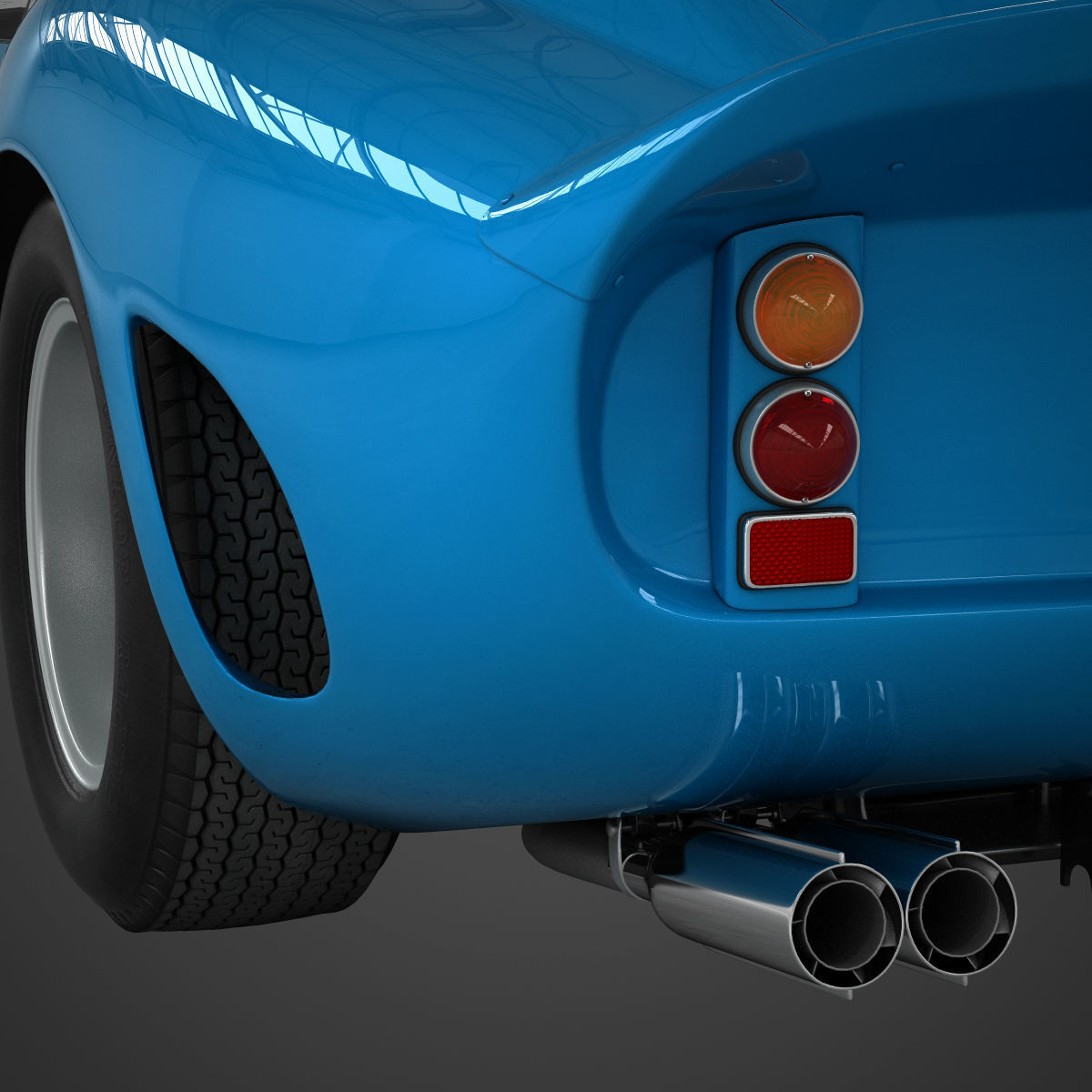 Ferrari 250 GTO - 3445GT - No Engine 3D model_27