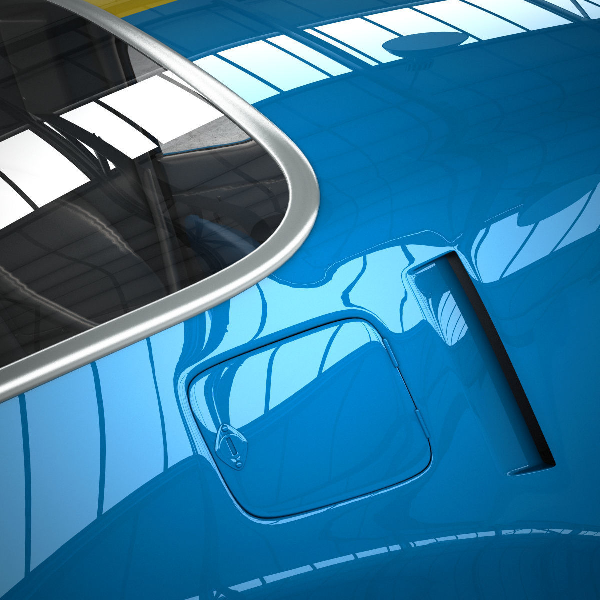 Ferrari 250 GTO - 3445GT - No Engine 3D model_23