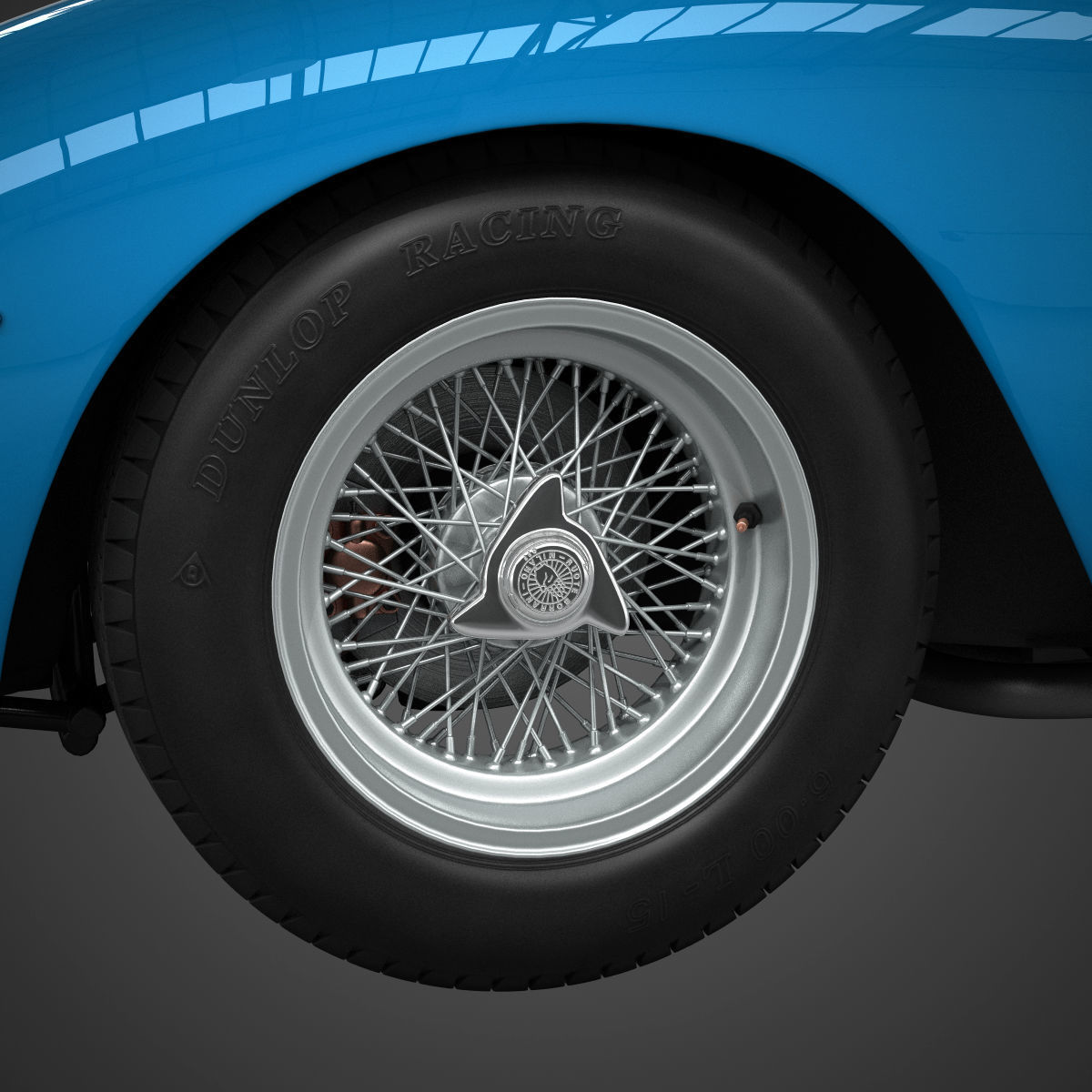 Ferrari 250 GTO - 3445GT - No Engine 3D model_31