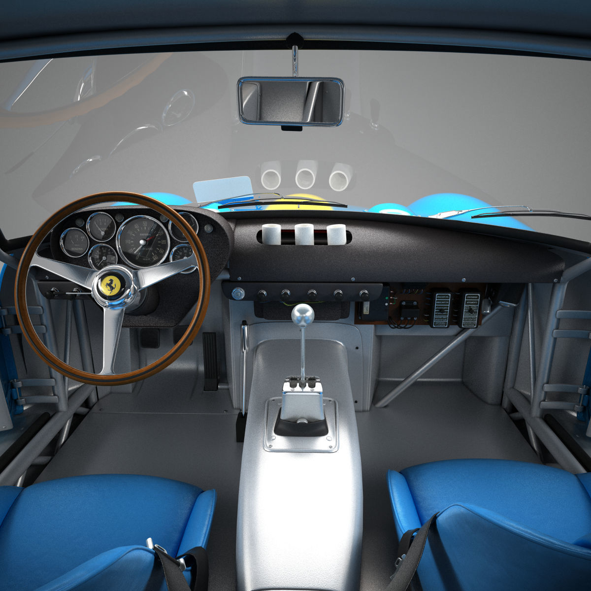 Ferrari 250 GTO - 3445GT - No Engine 3D model_70