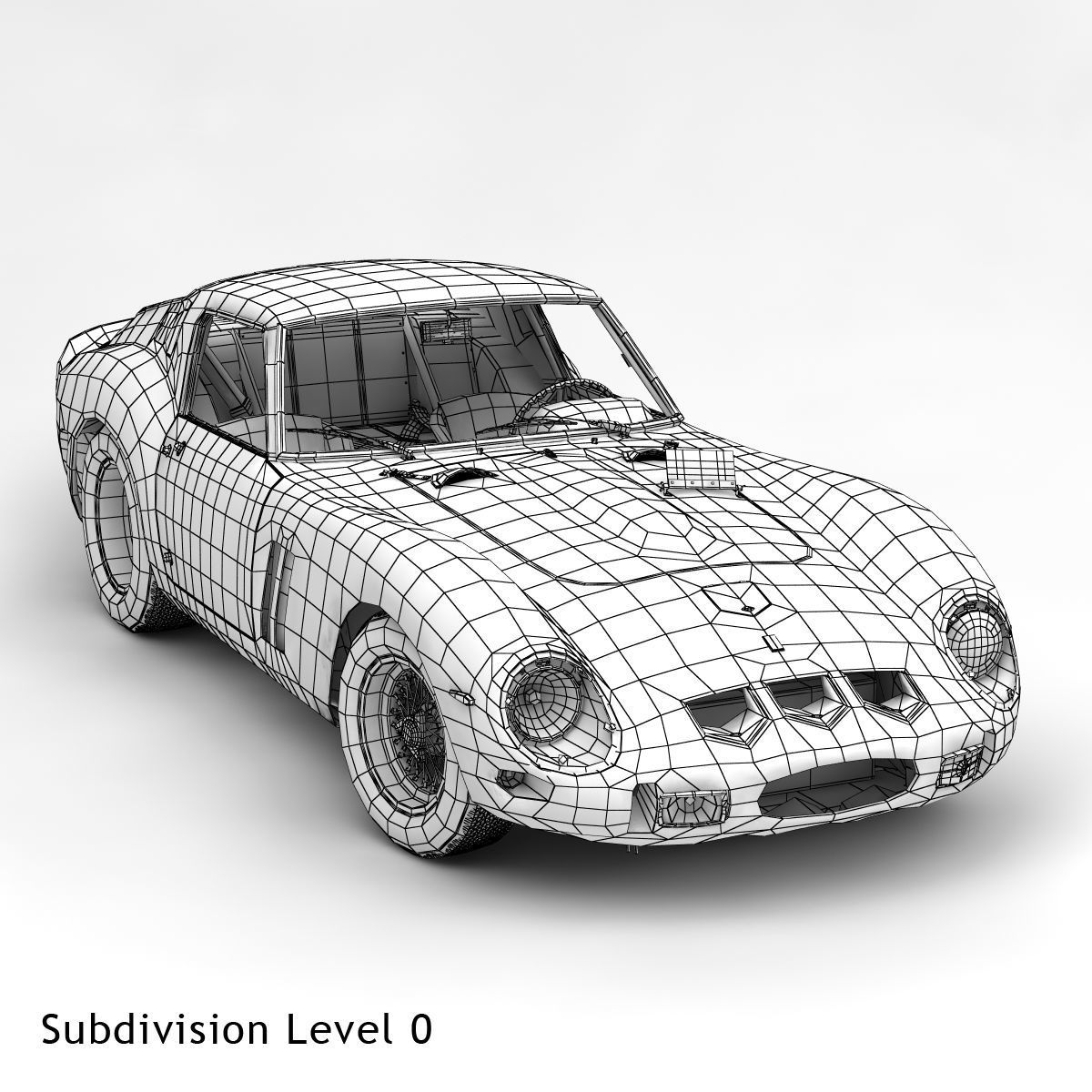 Ferrari 250 GTO - 3445GT - No Engine 3D model_53