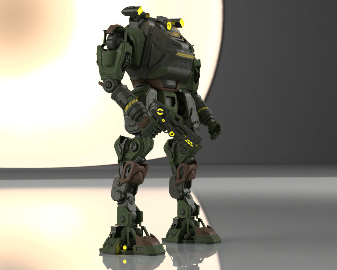 Robot Toy 3D print model_3