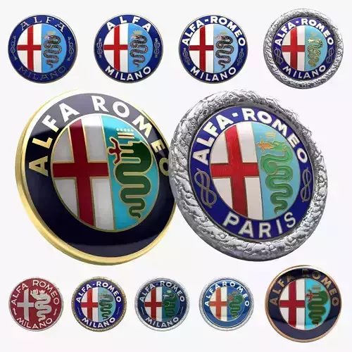 Alfa Romeo Badge History Collection