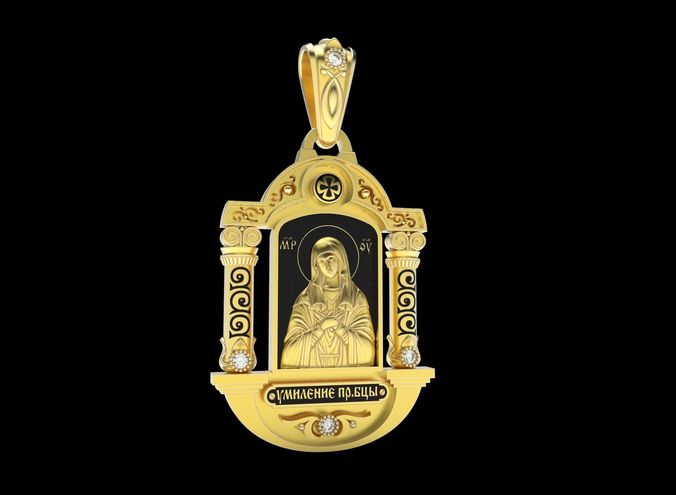 Pendant P017 3D print model