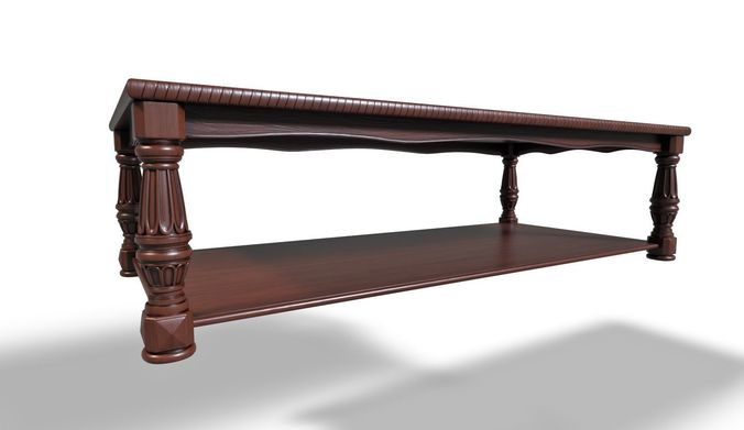 Coffee Table v01 3D model