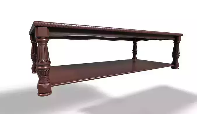 Coffee Table v01 3D model