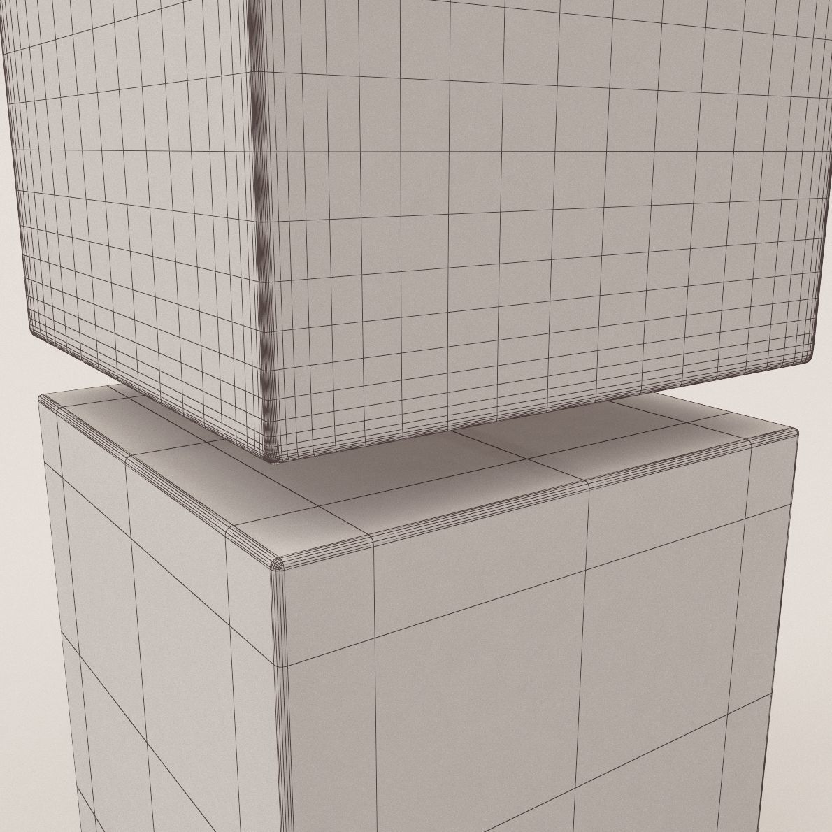 Table lamp - 20th century 3D model_3