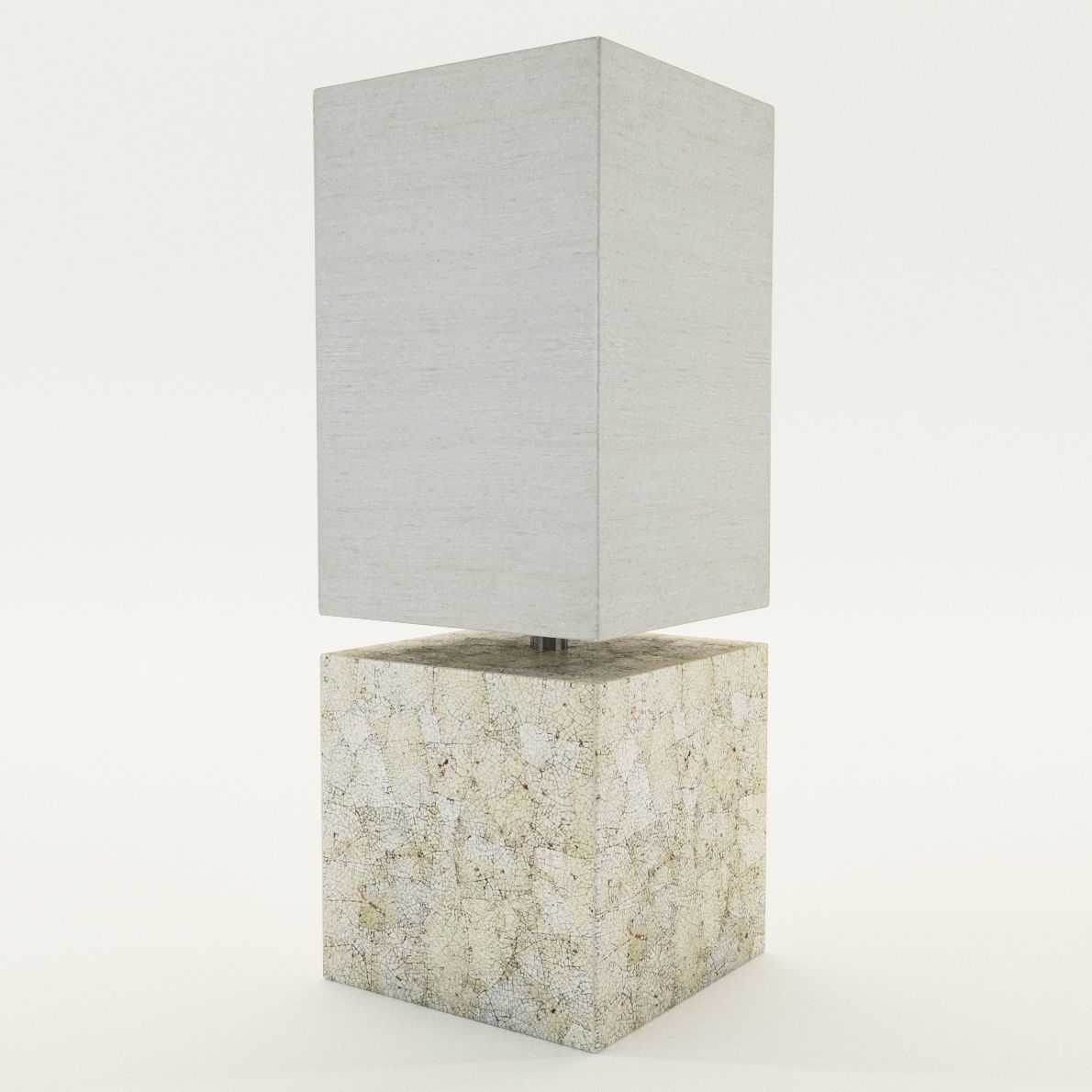 Table lamp - 20th century 3D model_1