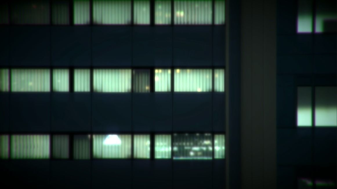 Low poly city with tall buildings Low-poly 3D model_21