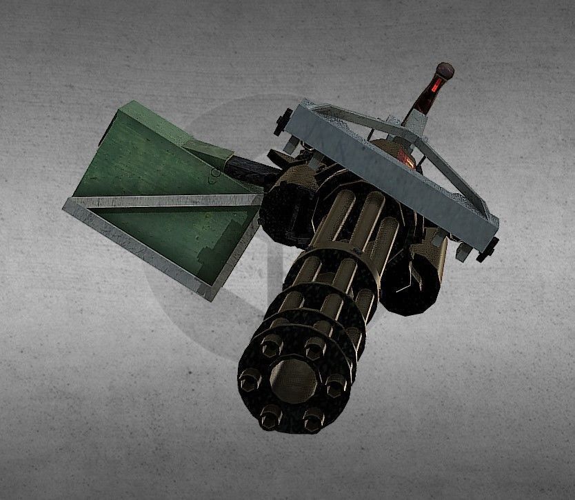 M134 Minigun 3D model_2