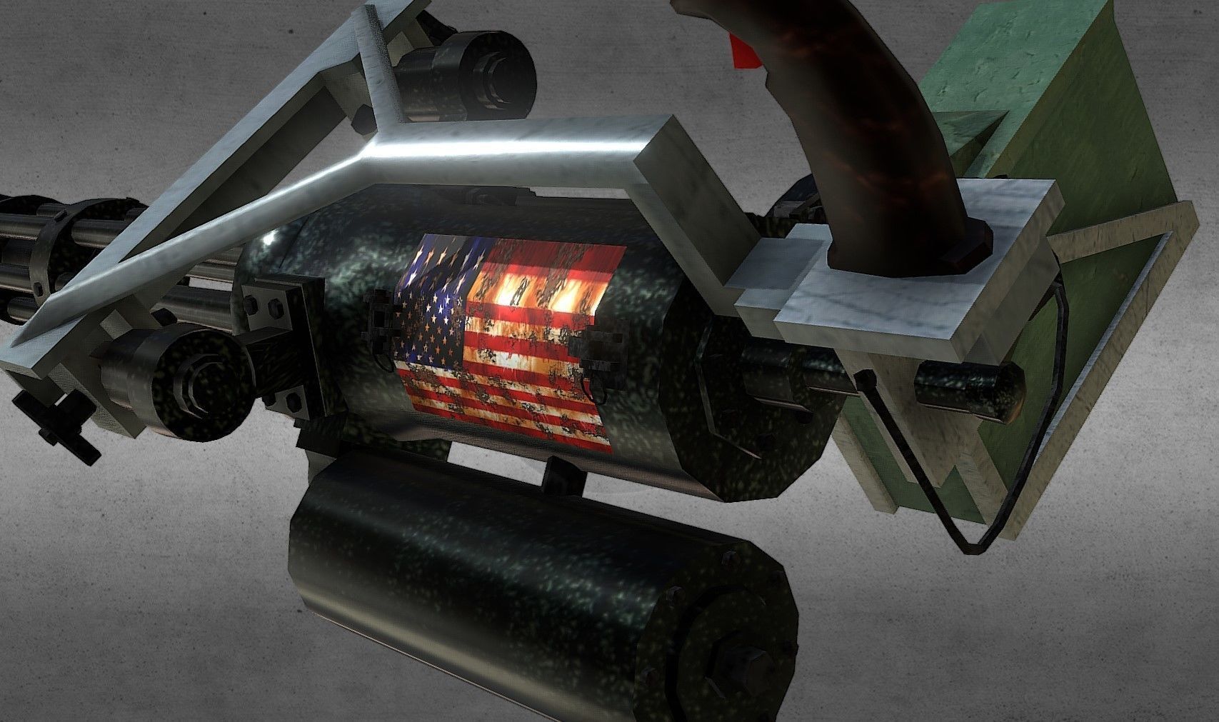 M134 Minigun 3D model_1