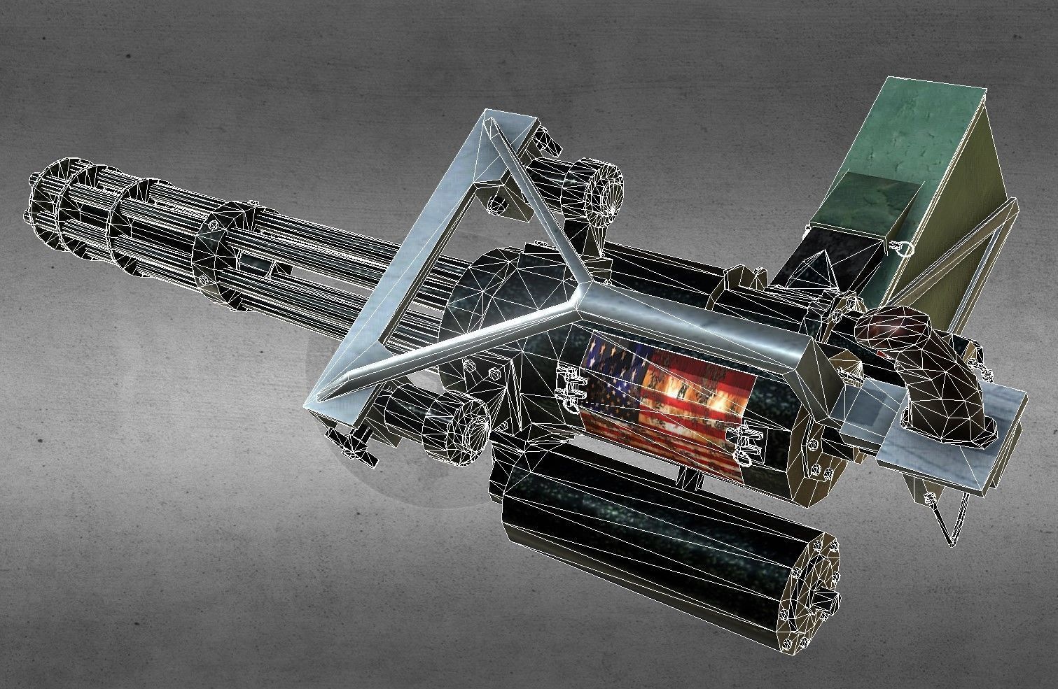 M134 Minigun 3D model_6