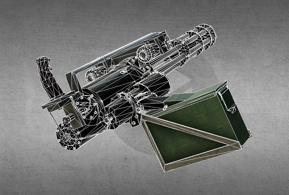 M134 Minigun 3D model_3
