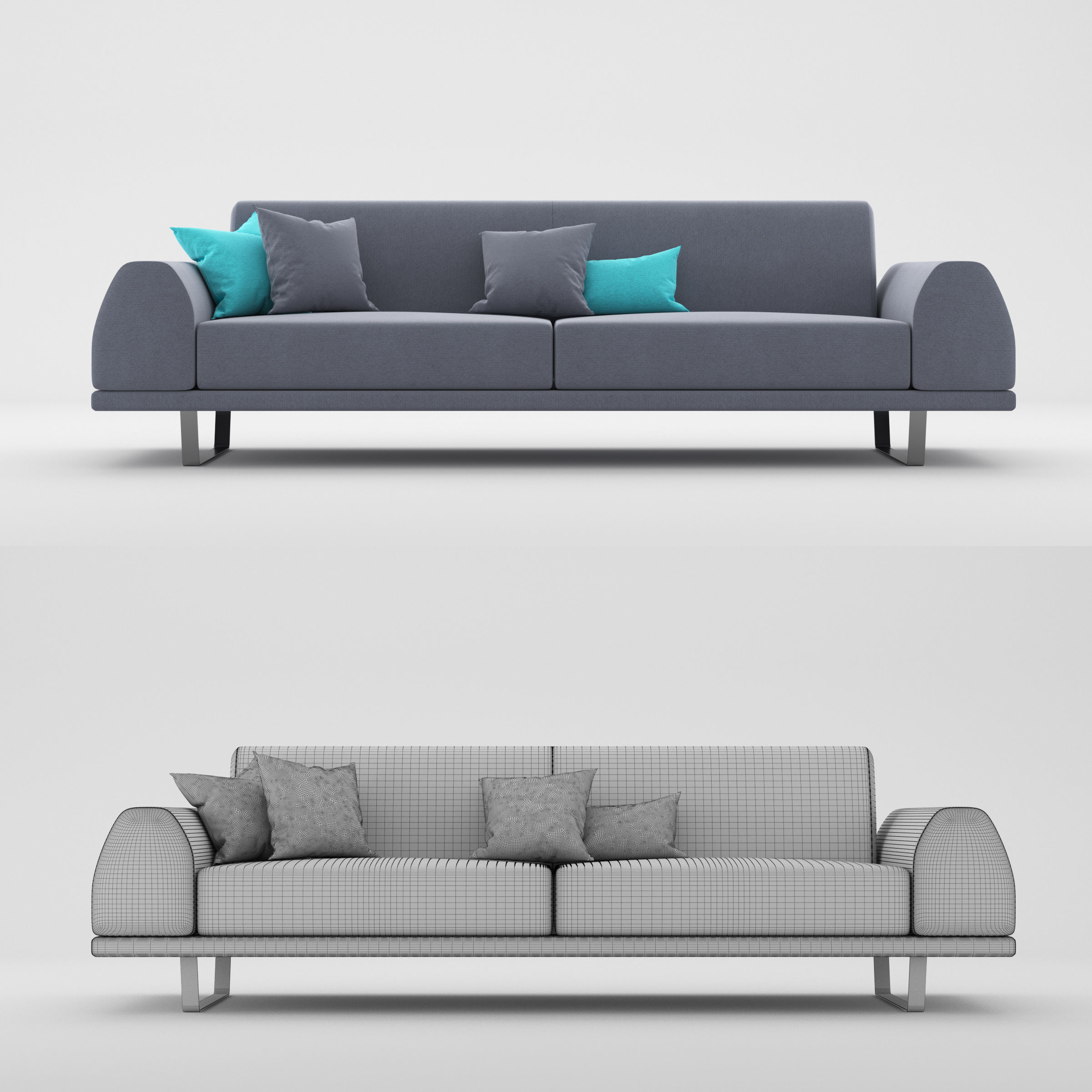 Portland 3 Seater Sofa Model