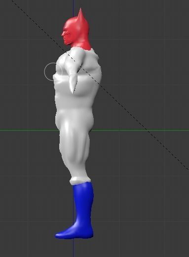 ghoust rider Free low-poly 3D model_1