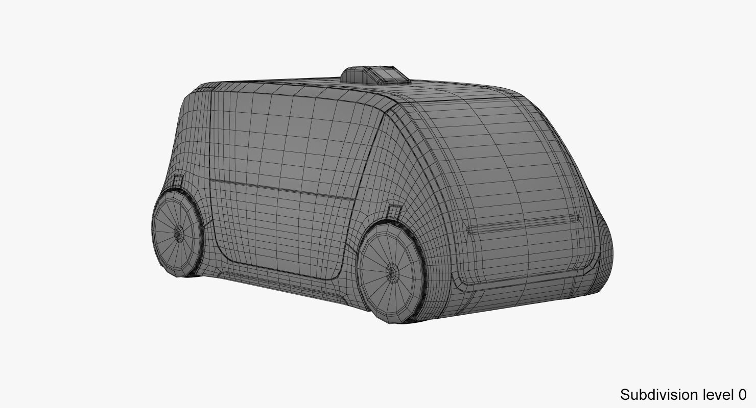 Robomart 3D model_8