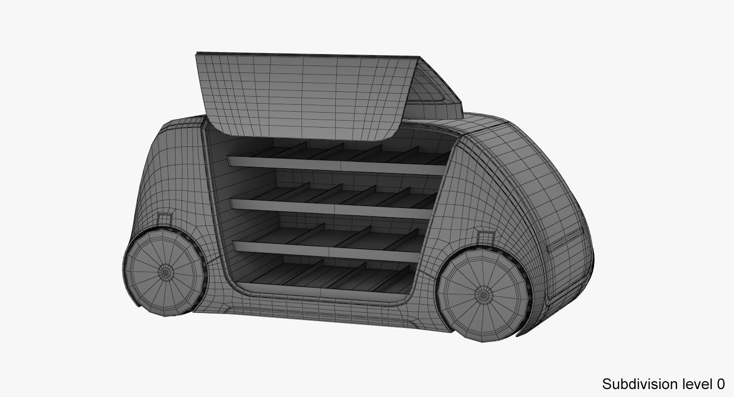 Robomart 3D model_14