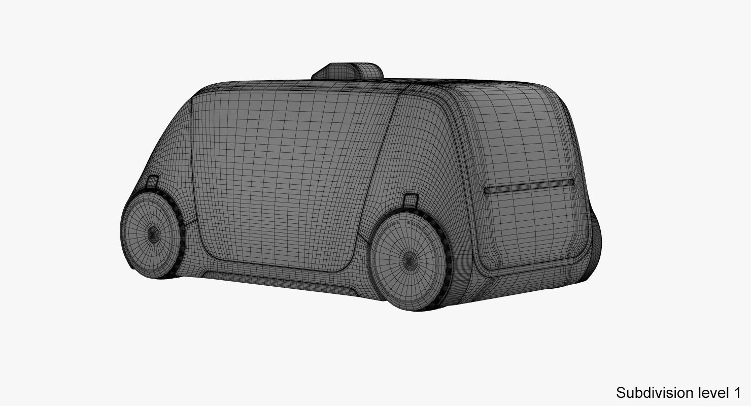 Robomart 3D model_11