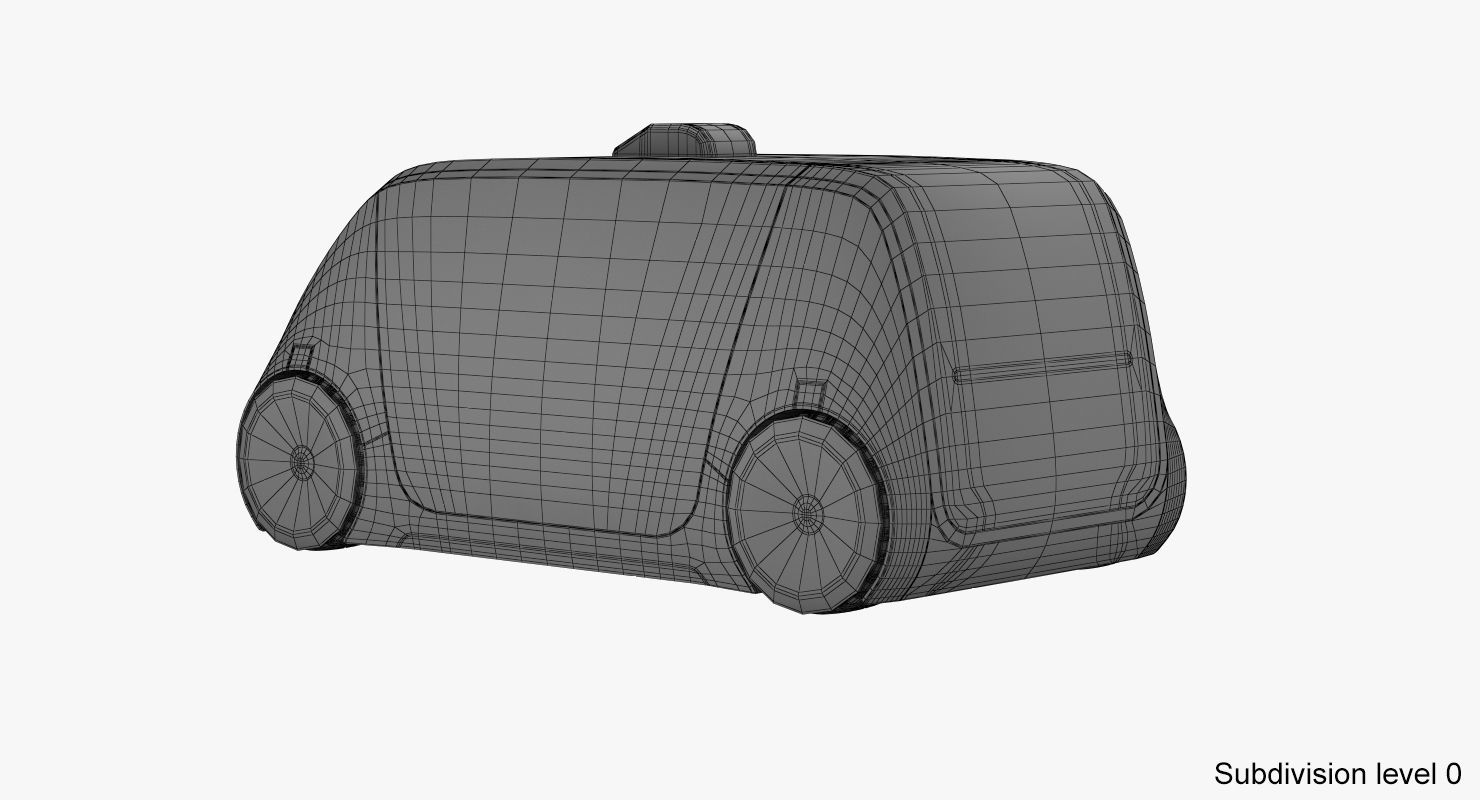 Robomart 3D model_10