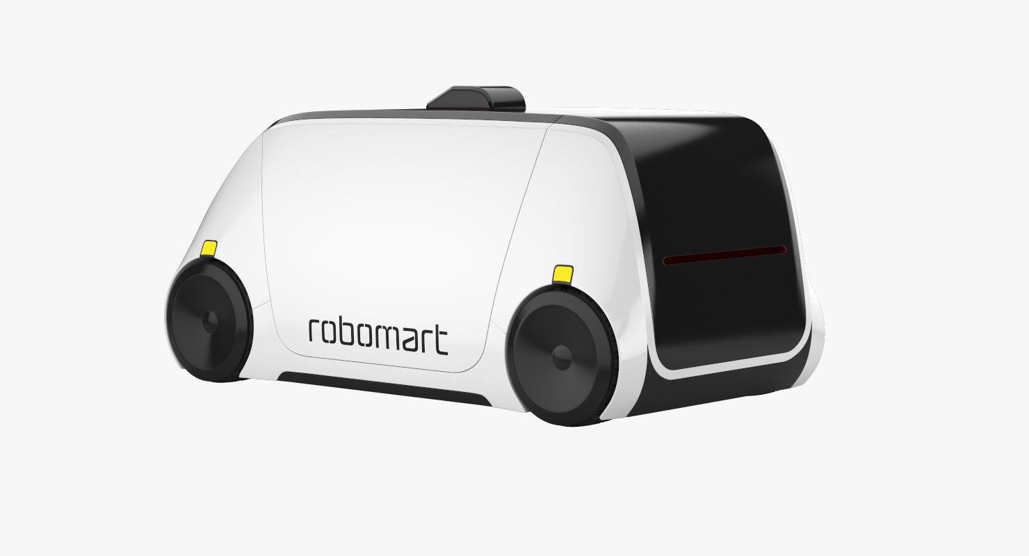 Robomart 3D model_4