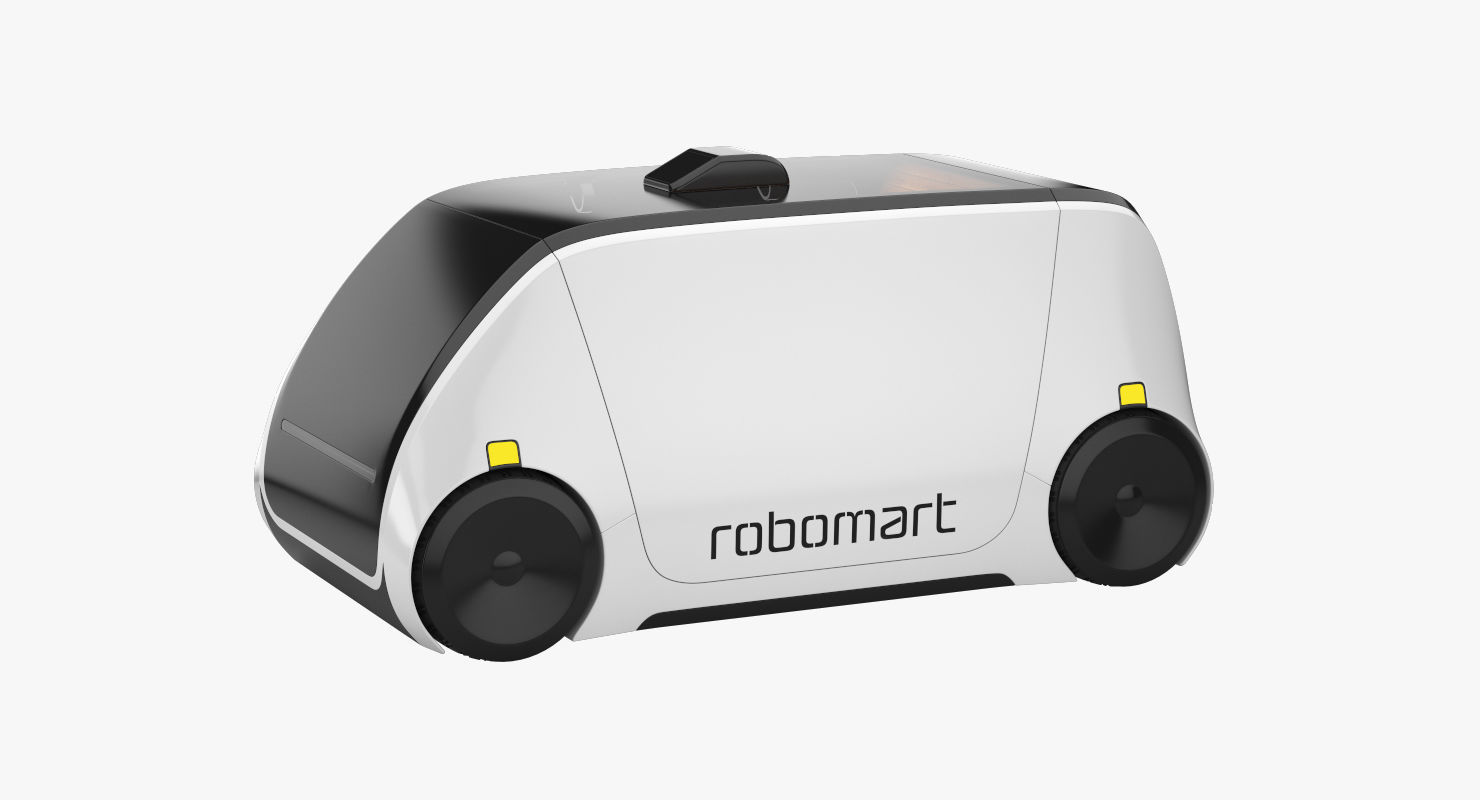 Robomart 3D model_1