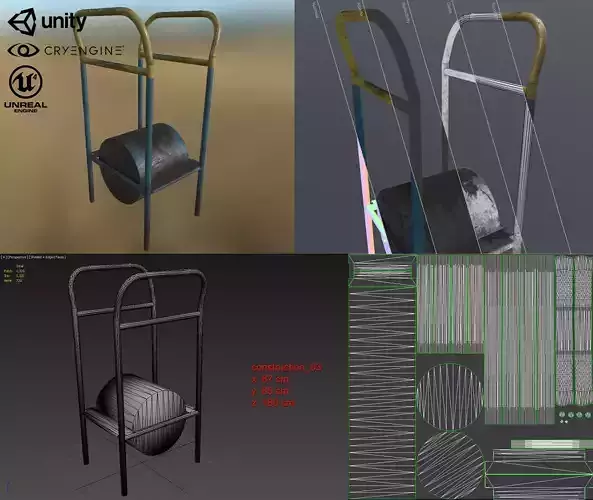 Old Soviet outdoor workout equipment 