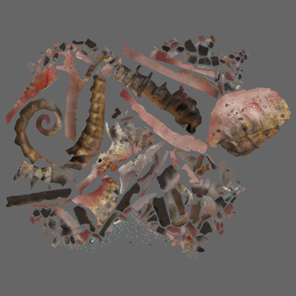 Sea horse 3D model_1