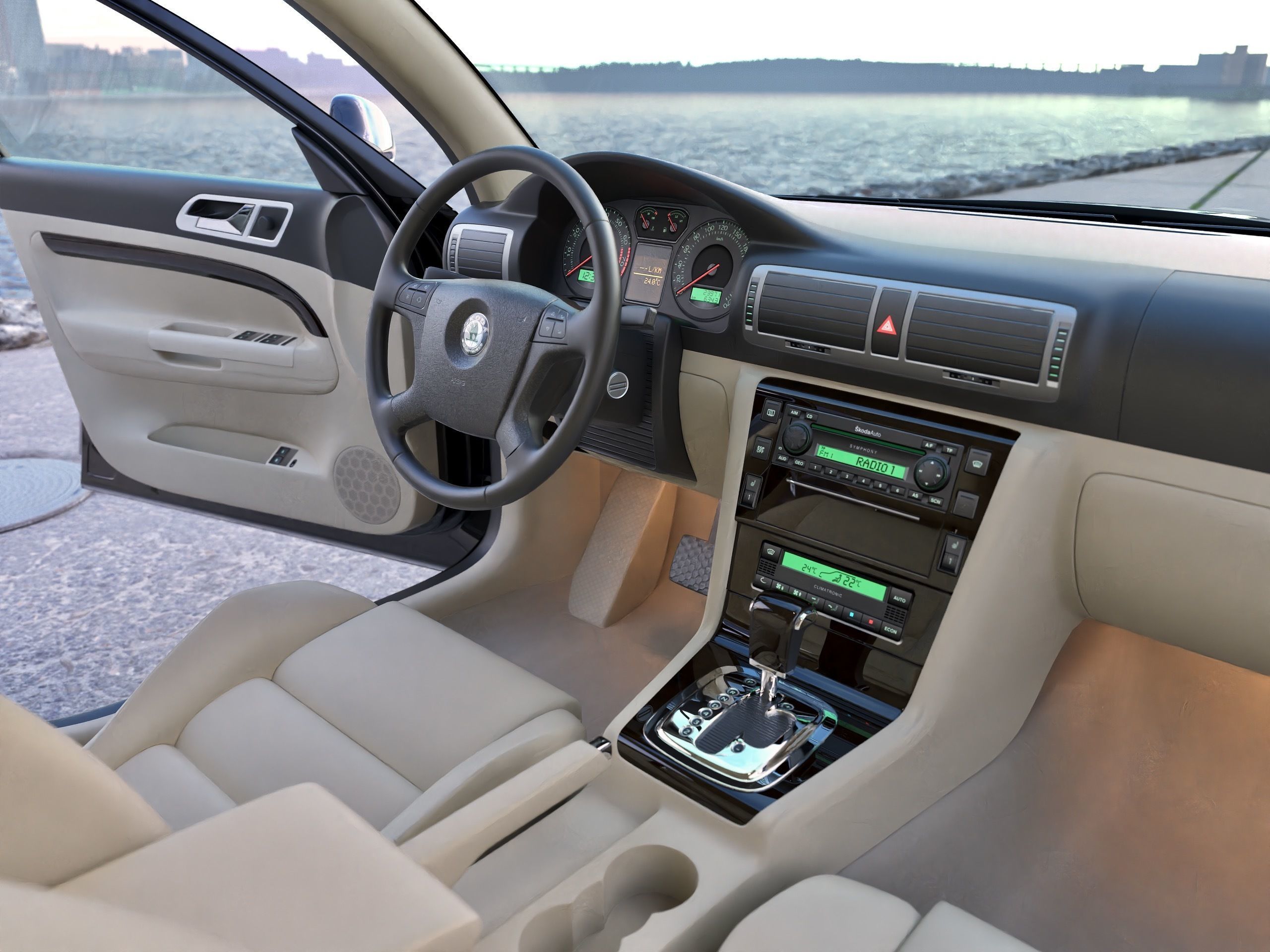 Skoda Superb 2006 3D model_9