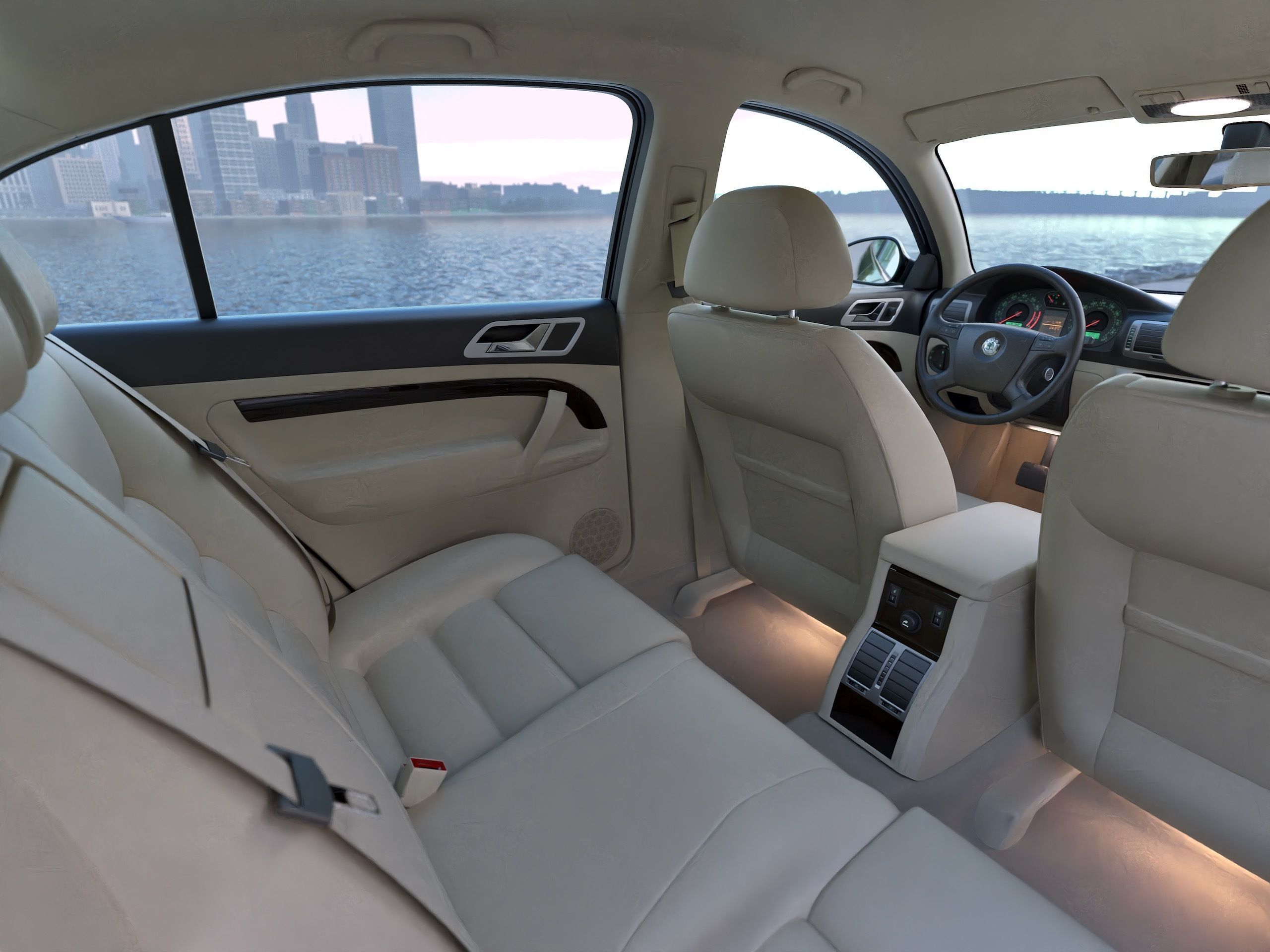 Skoda Superb 2006 3D model_11