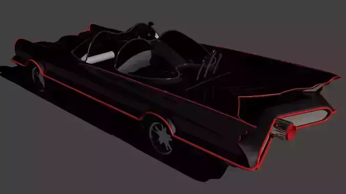 Batmobile 1960 3D model