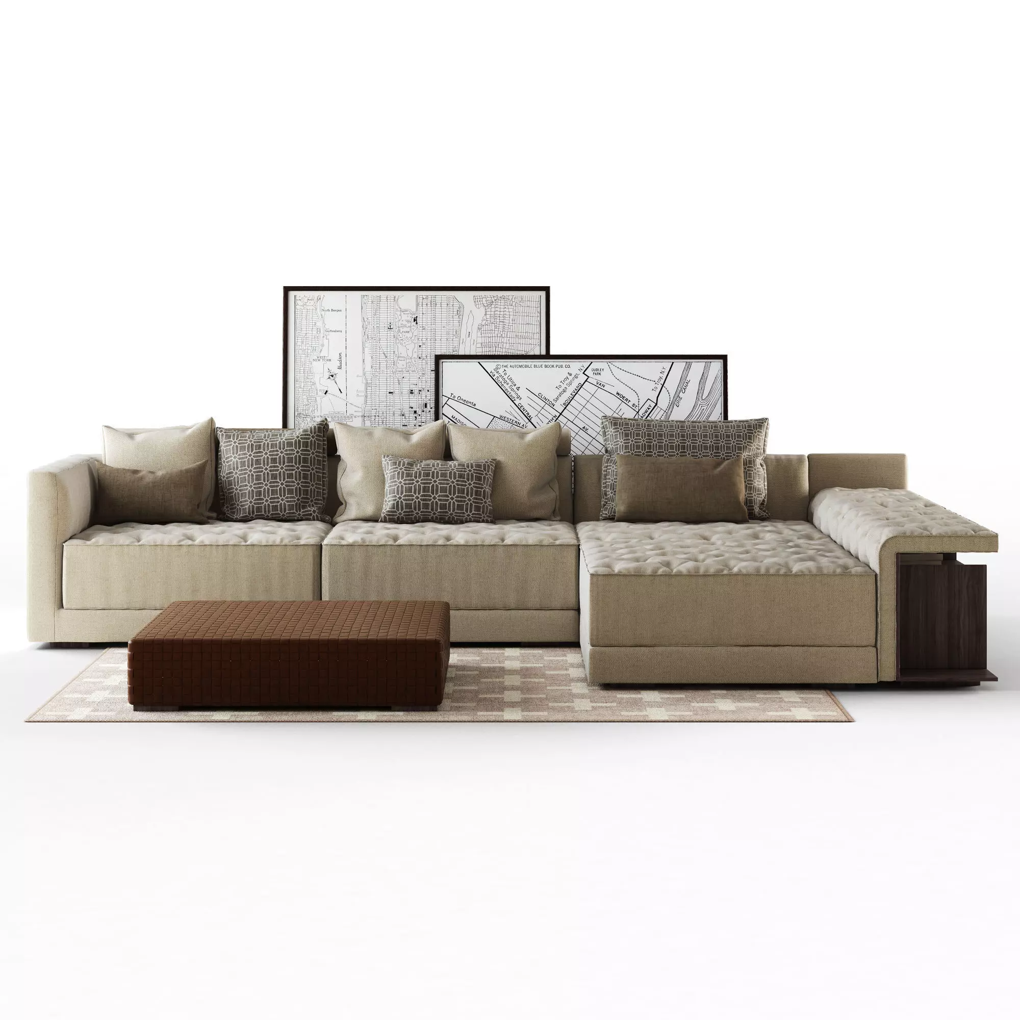 Frigerio Salotti - Miller 3D Model 3D model