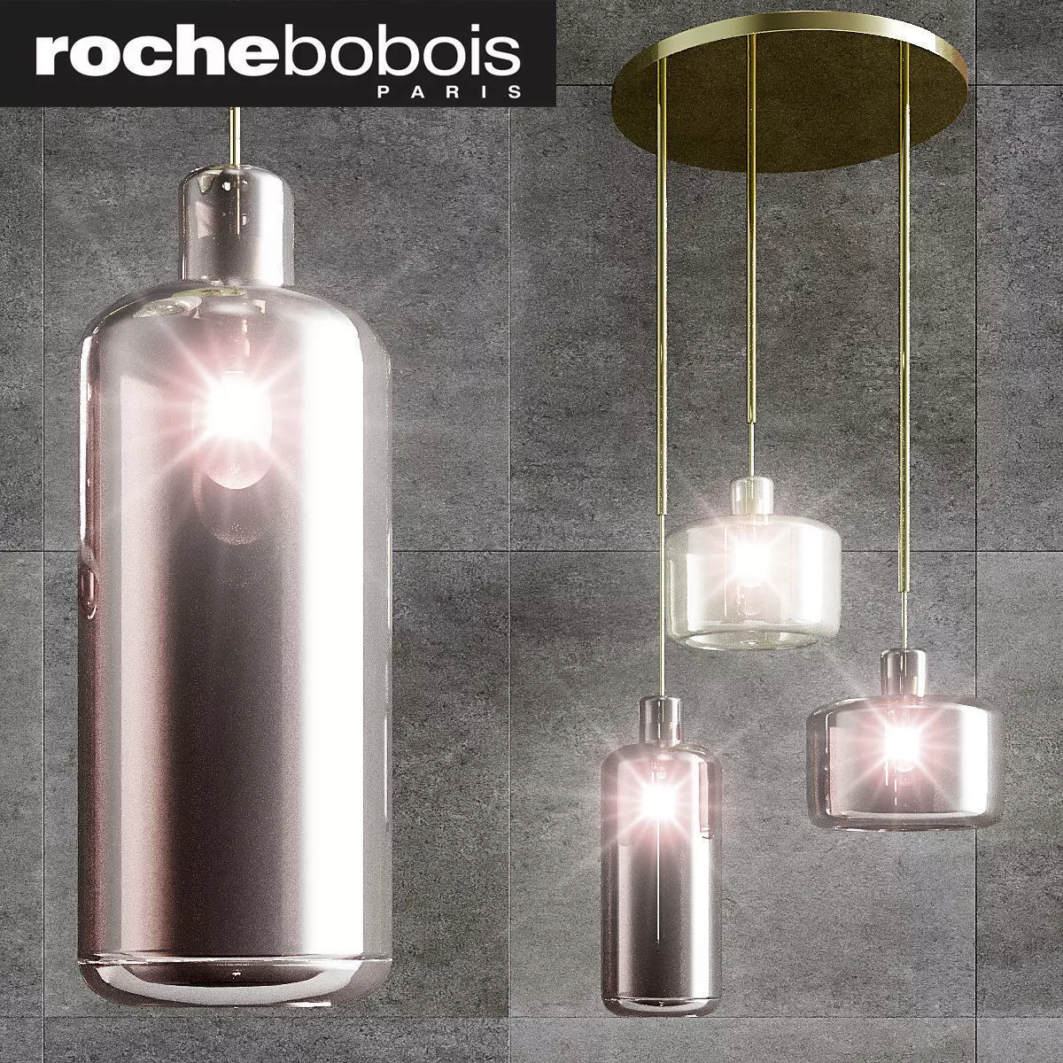 ROCHE BOBOIS NACELLE Lamp  3D model_0