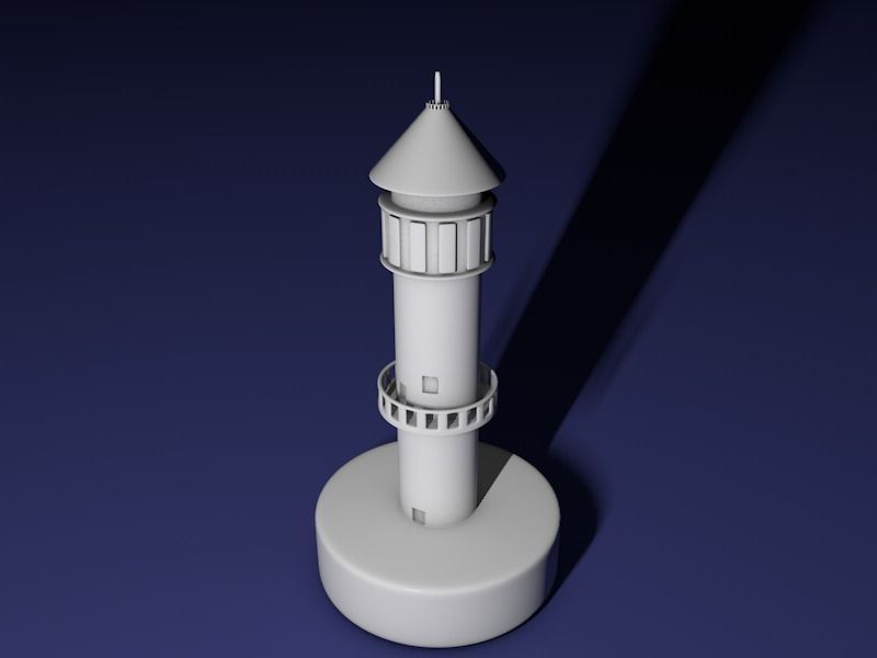 Light tower 3D print model