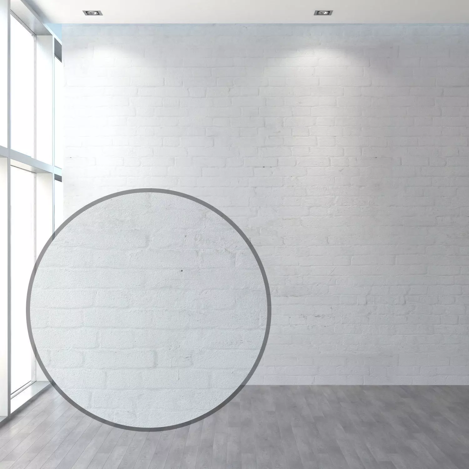 Aged brick walls of white brick Texture_0