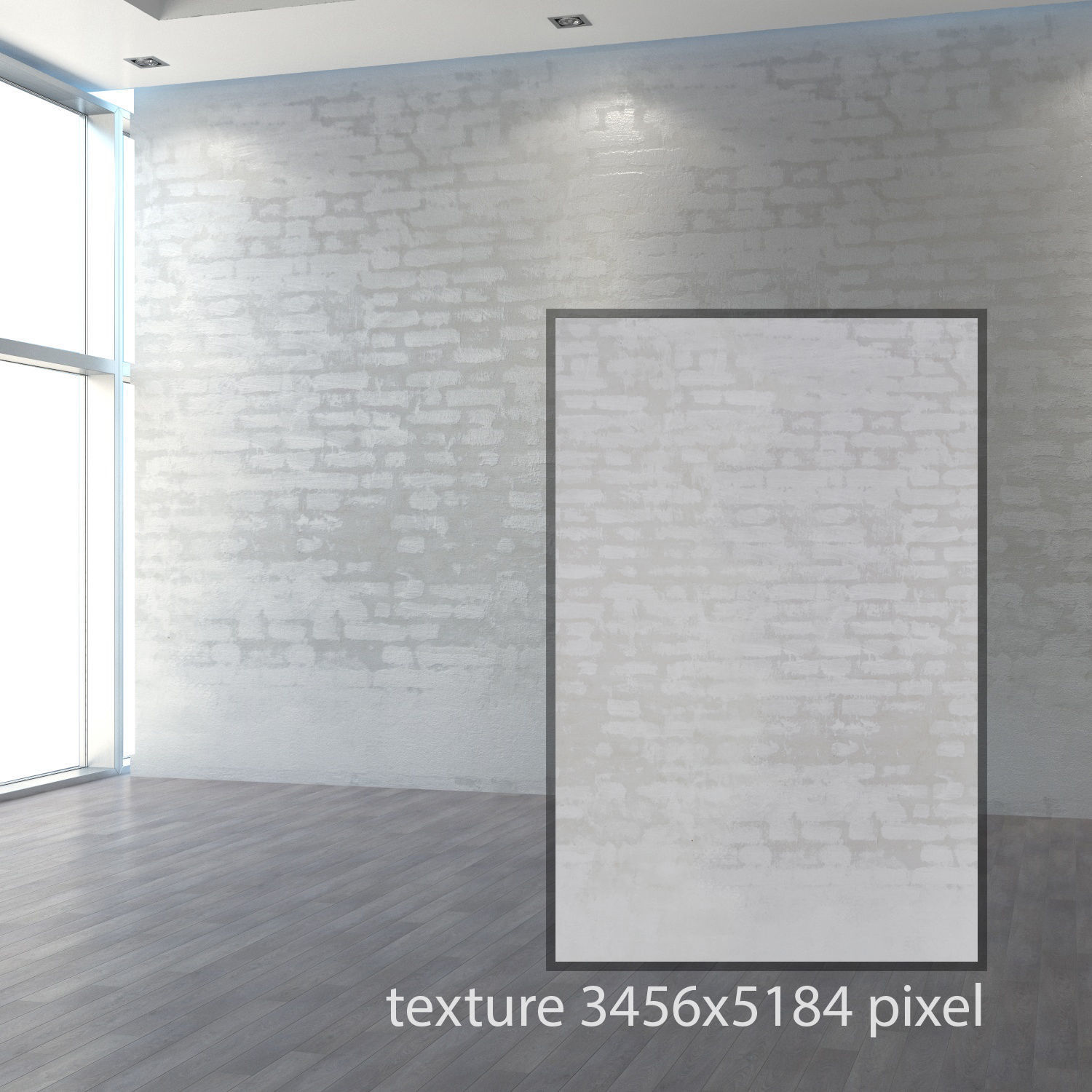 Plastered brick wall Texture_1